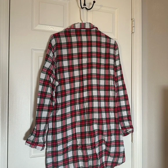 Disney Red and White Plaid Pajama Top - Picture 4 of 4